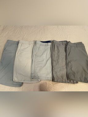 Light Gray Men’s Cotton Chino Shorts